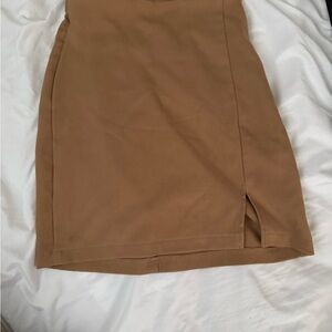 Elegant Tan Women's Skirt